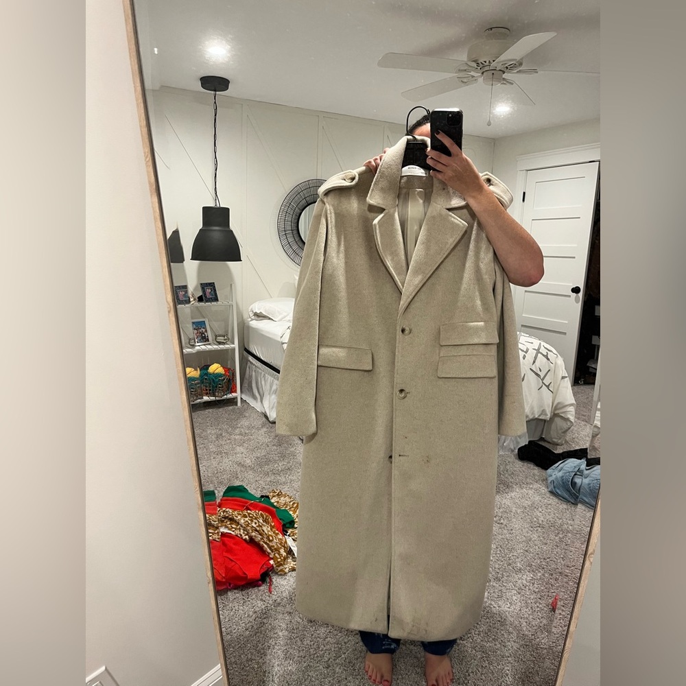Cream Trench Coat